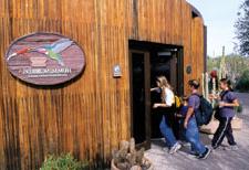 Hummingbird aviary entrance photo